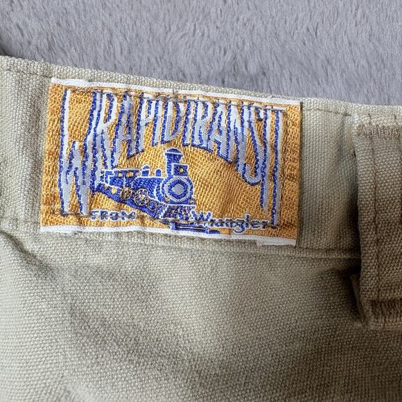 Vintage Wrangler Wrapidtransit Utility High Waisted Pants Size 29 Waist Bootcut - Picture 3 of 12